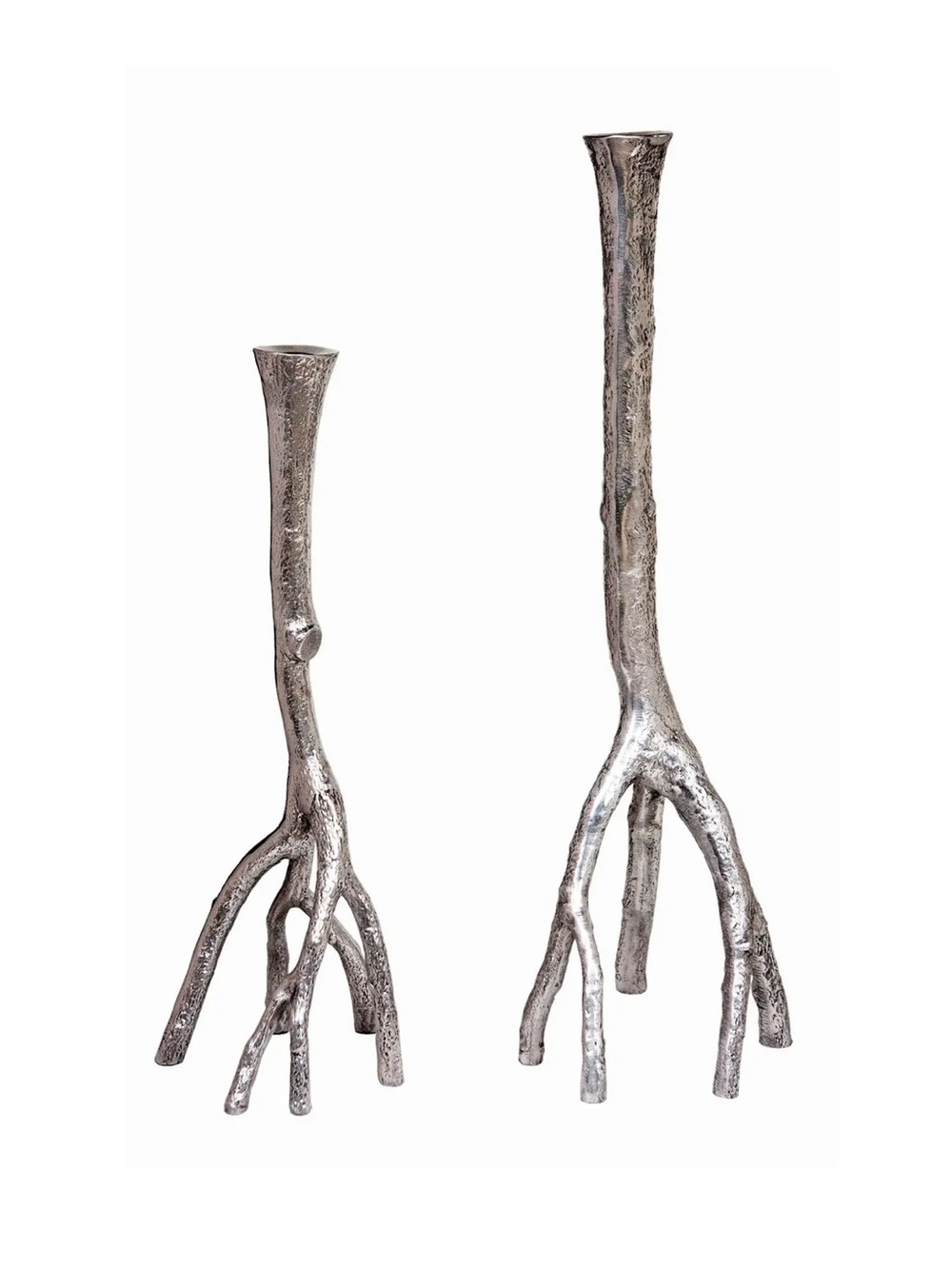Micheal Aram Candlesticks Branch Motif- a Pair - Picture 4 of 7